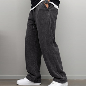 Pantalon décontracté tendance délavé à l'acide pour adultes, nouvelle collection, pantalon homme sur mesure délavé à l'acide aux prix les plus bas - Product Image 4