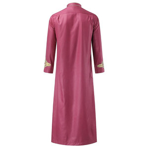 <b>Men</b> Juba Islamic Traditional Clothing Long Length Loose Fit Modest Muslim Robe Comfortable Breathable <b>Men</b> Juba - Product Image 3