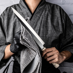 Couteau Yanagiba japonais professionnel pour sashimi, fait main, en acier à haute teneur en carbone, LEGACY BLADES, couteau de cuisine pour sushi et sashimi, OEM - Product Image 1