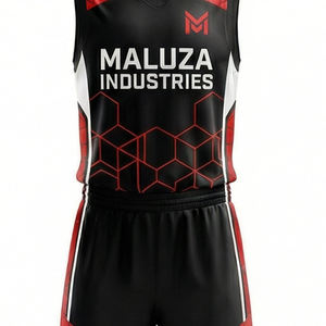 Ensemble de maillots et shorts de basket-ball personnalisés par sublimation, qualité d'exportation en gros - Product Image 2