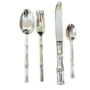 Amazing Design <b>Flatware</b> Set Stainless Steel Silverware Cutlery Set Designer Handle High Quality <b>Flatware</b> Luxury Kitchenware - Product Image 1