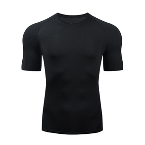Men Compression T Shirt Quick Dry Gym Fitness <b>Base</b> <b>Layer</b> Sports Running Training Athletic <b>Short</b> <b>Sleeve</b> Shirt OEM Available - Product Image 6