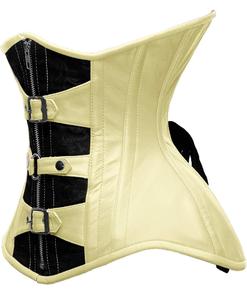 คอร์เซ็ตของผู้หญิงวินเทจชุดกระชับสัดส่วนเซ็กซี่แบบโอเวอร์บัสท์คอร์เซ็ทหนังระบายอากาศทันสมัยสำหรับขนาดใหญ่พิเศษ - Product Image 2