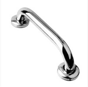Modern Oval Steel Curved Drawer Pull Handles <b>Kitchen</b> Cabinet Cupboard Door Hardware Furniture Pulls Pair - Product Image 2