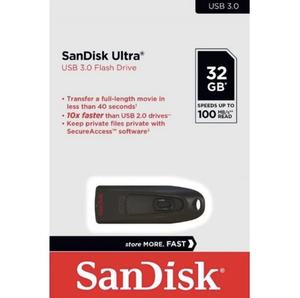 Carte mémoire en plastique durable 3.0 Ultra USB Flash Drive 16GB à 32GB Capacités Compatible avec pour Sandisk - Product Image 2