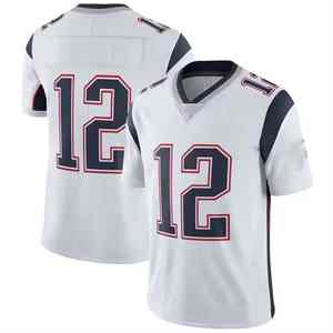 Men's Custom Name Number Breathable Short Sleeve American Football Jersey Sublimation Printed 100% Polyester Training Shirt - Product Image 3