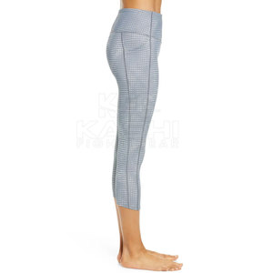 Pakistan Manufactured Women's Fitness <b>Legging</b> Elastic Waist Solid Mid Rise Eco-Friendly Spandex/Polyester Fabric High Quality - Product Image 4