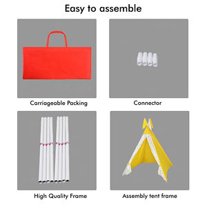 Tienda de campaña tipi infantil para interiores, de poliéster amarillo, diseño moderno, con cortinas con estampado de estrellas Diwali, para casa de juegos de bebé, decoración de dormitorio y guardería - Product Image 5