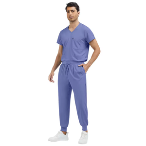Uniformes Médicos para Hombre, Uniforme Quirúrgico con Cintura Elástica, Conjunto de Uniforme Quirúrgico para Veterinarios, Batas Quirúrgicas para Hospital, Accesorios para Enfermeras, Disfraz de Médico - Product Image 4