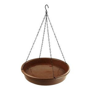 Bain d'oiseaux décoratif moderne en fer noir thermolaqué, personnalisable, sur piédestal métallique, pour jardin extérieur – Meilleures ventes - Product Image 6