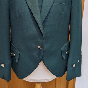 Argyle Traditional Tartan Green Kilt Jackets with 5 Buttons Vest <b>Wedding</b> <b>Top</b> High-Quality Traditional Men's Wear - Product Image 3