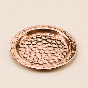 Handcrafted Hammered Solid Copper Coasters Set Of 4 Premium Polished Pure Copper <b>Drink</b> Mats For Moscow Mule Mugs And Home <b>Bar</b> - Product Image 3