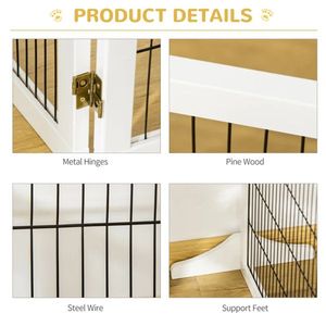 170\" L Wooden Pet Door for Dogs-Premium Quality Pet Gates & Pens - Product Image 4