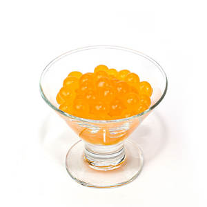 Billes de tapioca éclatantes au fruit de la passion - pour les desserts au bubble tea et les desserts glacés - Product Image 1