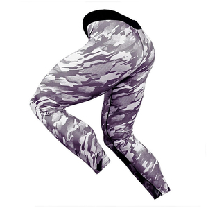 New Arrivals <b>Winter</b> Printed Breathable Quick Drying Compression Suits High Elastic <b>Tight</b> Trousers Long Sleeves Front Gym - Product Image 5