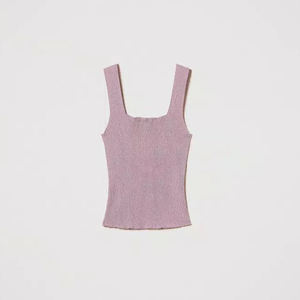 Camisetas sin mangas personalizadas para mujer, blusas cortas tipo camisola, camiseta básica sexy de verano para mujer - Product Image 1