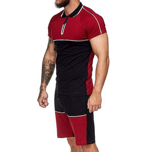 Ensembles courts pour hommes 2 pièces, tenue de plage à manches courtes, ensemble de jogging, ensemble de t-shirts 2 pièces OEM - Product Image 3