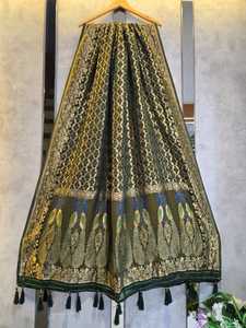 Dupatta en Georgette Khadi Bandhej HD Premium, Vêtement Ethnique Traditionnel, Doux et Léger, pour Fêtes et Festivals, 6 HDP jorjot dupatta - Product Image 6
