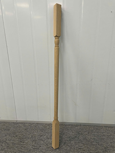 EFS Poteaux de balustrade modernes en bois d'hévéa pour villas, hôtels, escaliers, balcons et rampes – Écologiques, durables et sûrs - Product Image 2