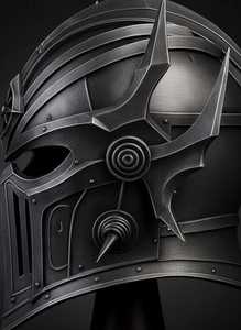 Casque de guerrier fantaisie à pointes sombres |   Casque d'armure artisanal spécial avec détails de haute précision - Product Image 2