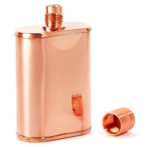 กระติกน้ำทองแดงโบราณพร้อมฝาเกลียวแบบแน่นหนา - Product Image 6