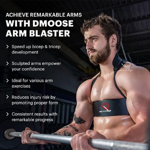 Custom Aluminum Arm Blaster for Biceps Triceps <b>Dumbbells</b> Barbells Curls Muscle Bicep Isolator for Big Arms Bodybuilding - Product Image 3