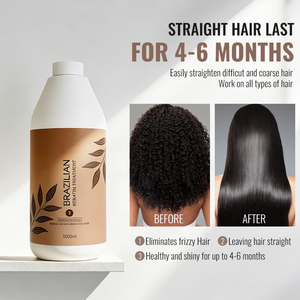 Traitement lissant à la kératine brésilienne fourni par le fabricant, shampooing et revitalisant à la kératine, lissage <span class=keywords><strong>sans</strong></span> formaldéhyde - Product Image 3