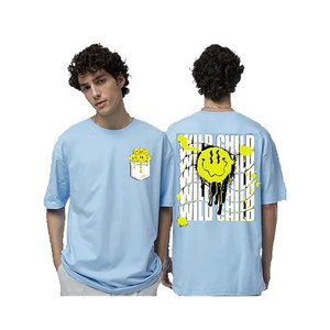 Prix bon marché vente en gros de t-shirts unis à manches longues en polyester pour hommes, t-shirts unisexes blancs imprimés avec logo personnalisé pour hommes - Product Image 1