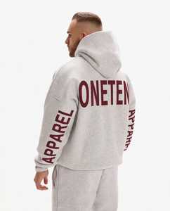 Sweat à capuche zippé surdimensionné personnalisé unisexe en polaire, effet délavé vintage, imprimé dessin animé brodé, style streetwear, marque privée 100% - Product Image 4