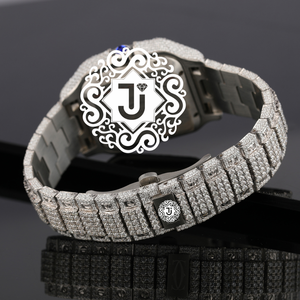 Reloj de Diamantes Moissanite en Oro Rosa para Hombre, Suministro al por Mayor, Reloj de Pulsera de Lujo Premium, Disponible para Suministro Mundial - Product Image 4