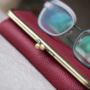 Genuine Leather <b>Reading</b> <b>Glasses</b> Case Slim Fit Eyewear Protector Manufacturer Direct Export LGC-0031 - Product Image 1