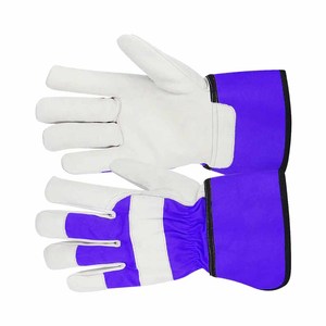 Guantes de Trabajo Profesionales de Cuero de Cabra de Alta Resistencia, Guantes de Seguridad para Manos con Características de Protección Personal - Product Image 3
