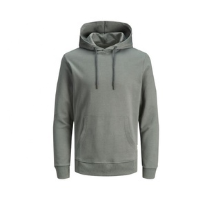 Pull à capuche personnalisé de haute qualité pour hommes Sweatshirts Impression bouffante Logo de broderie Grande taille Anti-rétrécissement tricoté en gros - Product Image 1