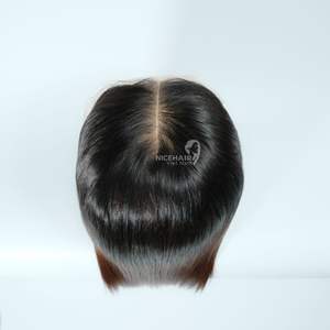 Perruque de cheveux vietnamiens avec dentelle transparente HD lisse et soyeuse, aspect naturel, partie centrale - Product Image 3