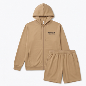 Conjunto Deportivo de Verano Unisex, Secado Rápido, Transpirable, Ecológico, 100% Poliéster, Ropa Deportiva con Logotipo Personalizado, Conjunto de Gimnasio de 2 Piezas - Product Image 1