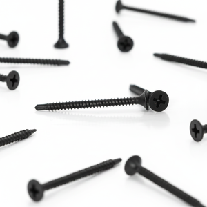 Drywall Screw Phillips Drive Standard Thread <b>Drill</b> Point Self-Drilling Pan Bugle Head Class 8.8 Phosphate Coated Inch/Metric - Product Image 1