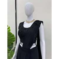 Magnifique Ensemble Prêt-à-Porter Dhoti Style pour Femme pour les Fêtes