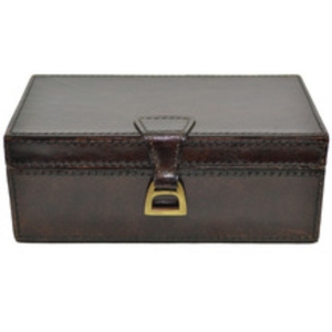 Custom Premium Leather Gift <b>Box</b> Wholesale Desktop Storage Organizer Valet Tray Rectangular Leather Catchall <b>Box</b> Leather <b>Box</b> - Product Image 4