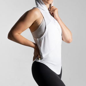 Camiseta sin Mangas Casual para Mujer, Tejida en Spandex/Algodón, 220g, Ecológica, de Secado Rápido y Transpirable - Product Image 5