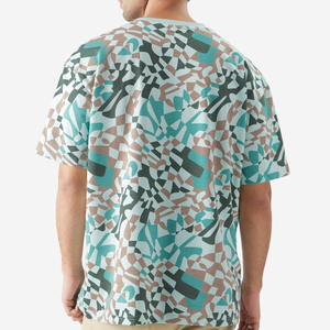 T-shirts pour hommes de haute qualité, personnalisés, 100% coton, surdimensionnés, col rond, style décontracté, coupe ample - Product Image 5