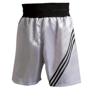 กางเกงมวยขาสั้นเอวยางยืดออกกำลังกายแบบกำหนดเองชุดกีฬาฝึกศิลปะการต่อสู้น้ำหนักเบา - Product Image 2