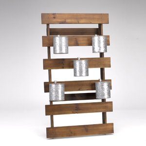 Pot de fleurs en métal de style nordique avec support, porte-plantes d'intérieur contemporain pour la maison, le salon, le jardin - Product Image 5