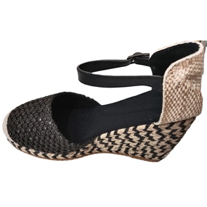 Alpargata superior con rafia y suela de Creep, alpargata con borde de suela Multicolor, aumento de altura, precio al por mayor - Product Image 1