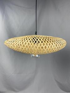 Handwoven Rattan Pendant <b>Light</b> Bamboo <b>Ceiling</b> Lamp Rustic <b>Boho</b> Hanging <b>Light</b> Home Decor Supplier Manufacturer - Product Image 5