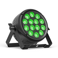 U`King - Foco LED RGBW 4 en 1 de 14 x 15 W para Escenarios, Luces Par de Aluminio DMX512 para Bodas, Fiestas, Discotecas, Clubes Nocturnos