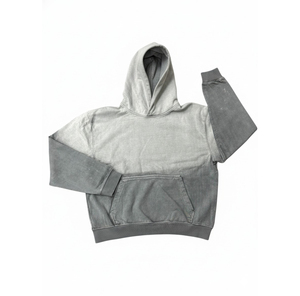 Sweat à capuche unisexe vintage délavé au soleil, coupe oversize, style hip-hop, 100 % coton de qualité supérieure 420 g/m², effet délavé à l'acide, collection 2026 - Product Image 1