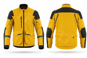 เสื้อแจ็คเก็ตมอเตอร์ไซค์แบบกันน้ำสำหรับผู้ชาย ขายส่ง ทนลม ระบายอากาศได้ดี มีหลายกระเป๋า เหมาะสำหรับขี่มอเตอร์ไซค์และทำงานกลางแจ้ง รับผลิตแบบ OEM ODM - Product Image 2