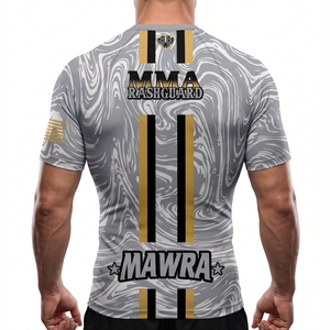 Mawra Custom Design – Haut de compression à manches longues pour homme, idéal pour le MMA, le BJJ, la lutte, le fitness et l'entraînement sportif - Product Image 2