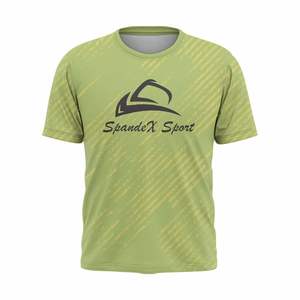 T-shirt personnalisé pour homme, style hip-hop, 100 % polyester, coupe classique, logo personnalisé, fabricant OEM ODM, vêtements streetwear. - Product Image 1