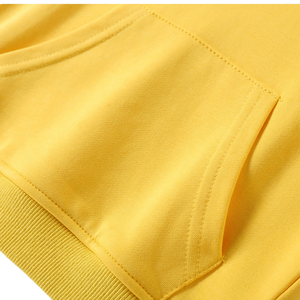 Sudadera con Capucha de Color Sólido para Bebés y Niños Pequeños, Sudadera de Manga Larga, Informal, para Otoño e Invierno, con Logotipo Personalizado - Product Image 3